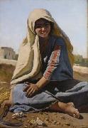 Charles Verlat The Girl from Bethlehem Spain oil painting artist